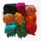 Rooster Feather Trim Width 5-7 inches Craft Feather Fringe Trim Pack of 5 Yards (Black)